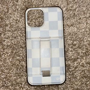Walli Phone Case in Blue Check